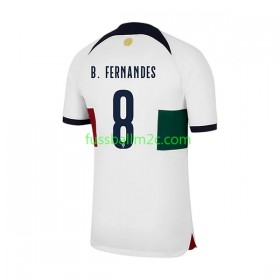 Fußballtrikots Portugal B.Fernandes 8 Auswärts Trikotsatz WM 2022